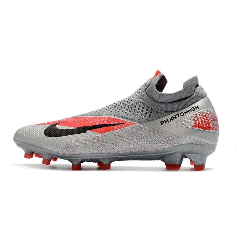 Nike Phantom Vision Elite Dynamic Fit FG Barrio Stříbrná Černá Šedá